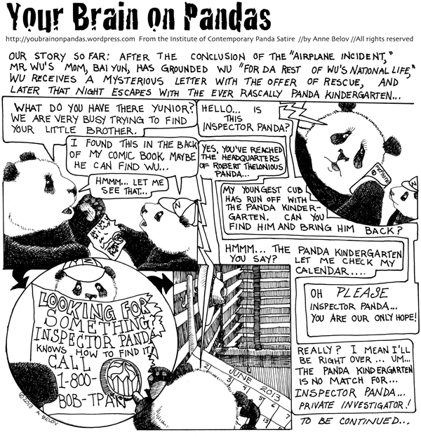 This is a case for...Inspector Panda!